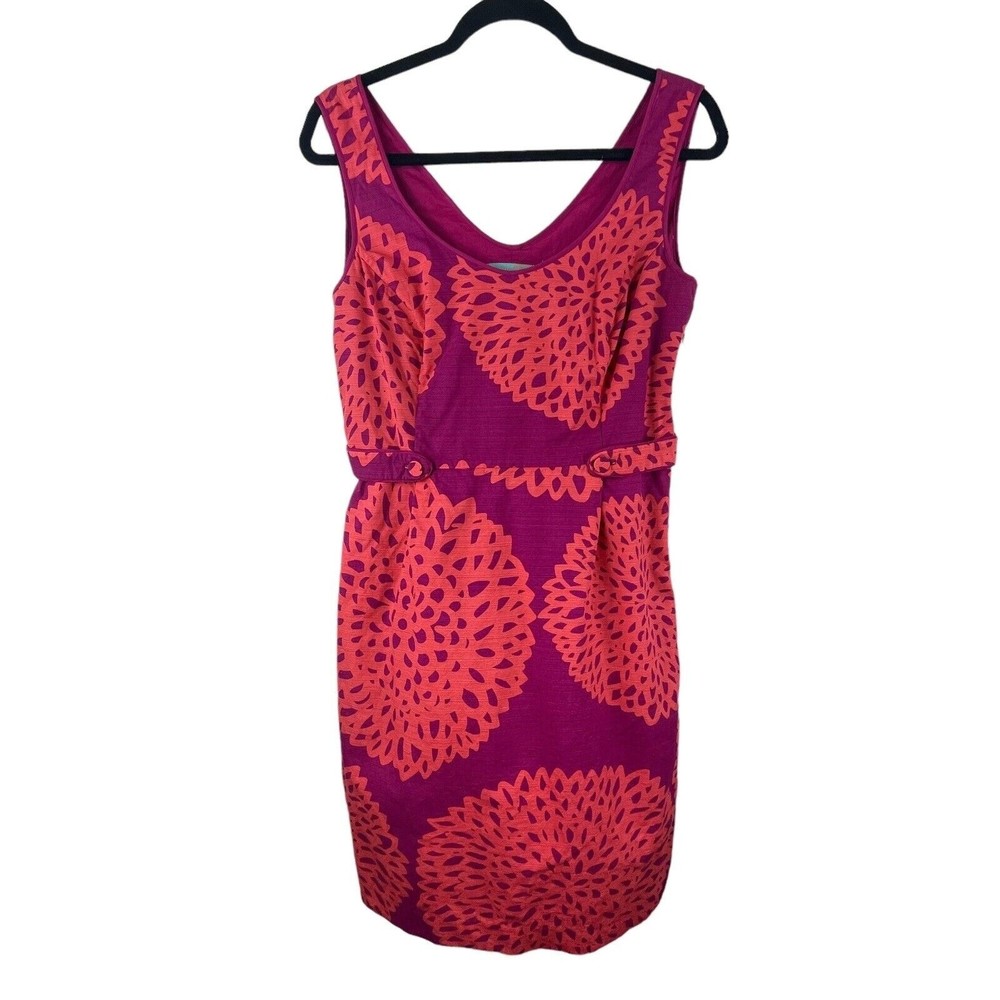 Boden‎ Tank Dress Geometric Mandala Pattern